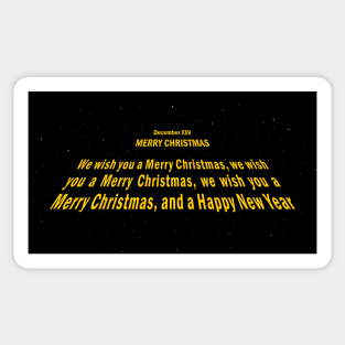 Xmas Wars Opening Crawl Sticker